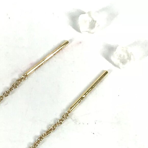 FENDI Accessories F is Chain Long Pierce Metal Gold/Red - Picture 2 of 9